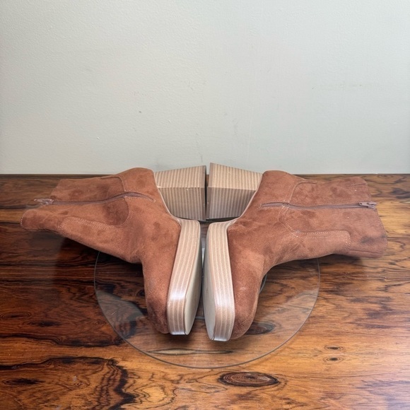 BP Keyla Platform Bootie in Tan Chestnut - Picture 15 of 16